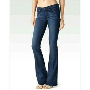 PAIGE | Laurel Canyon Dark Wash Bootcut Jeans